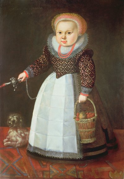Bambino con un cane da Johan Cornelisz van Loenen
